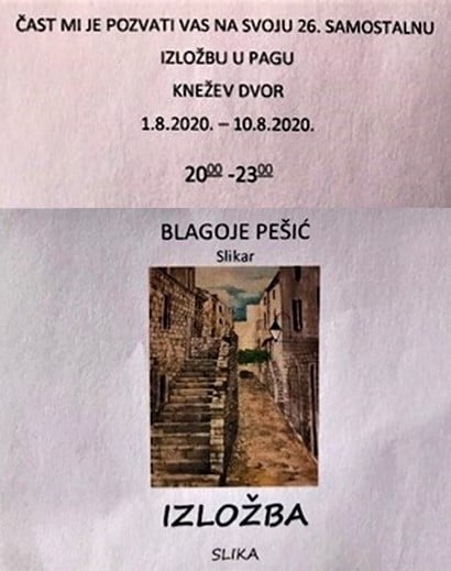 Blagoje Pesic izlozba