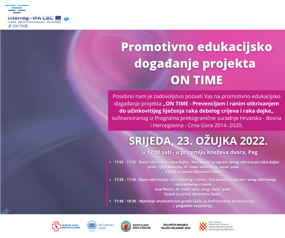 PROMO DOGAĐANJE PROJEKTA ON TIME Pag